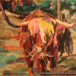 „Großer Büffel“ Öl auf Leinen, 2007	120 x 140cm