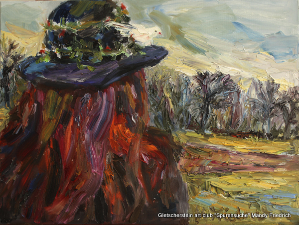 „Frau im Moor“
Öl auf Leinen, 2016
60 x 80cm